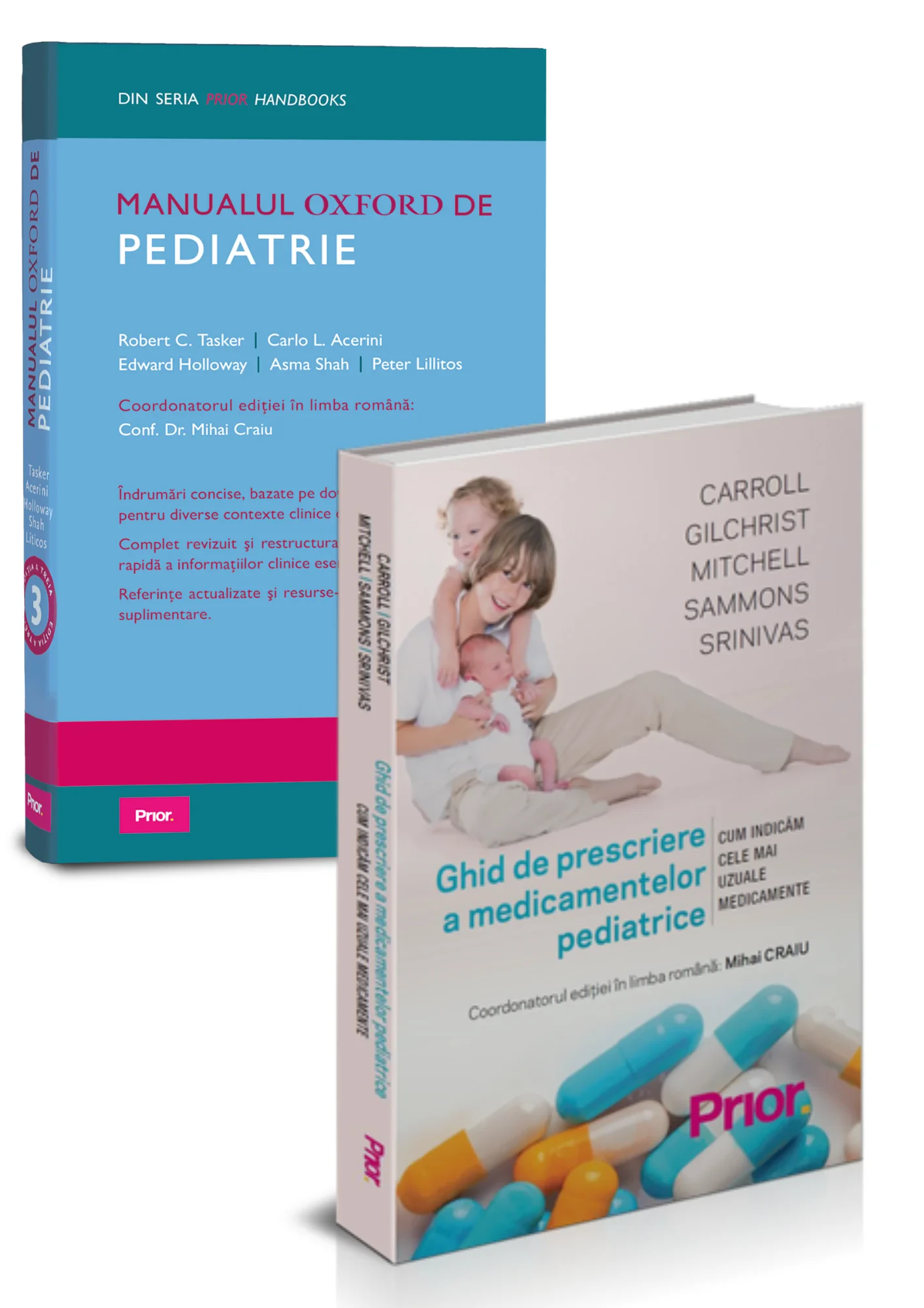 Coperta cărții "Pachet Manualul Oxford de Pediatrie + Ghid de prescriere a medicamentelor pediatrice" de Conf. Dr. Mihai Craiu